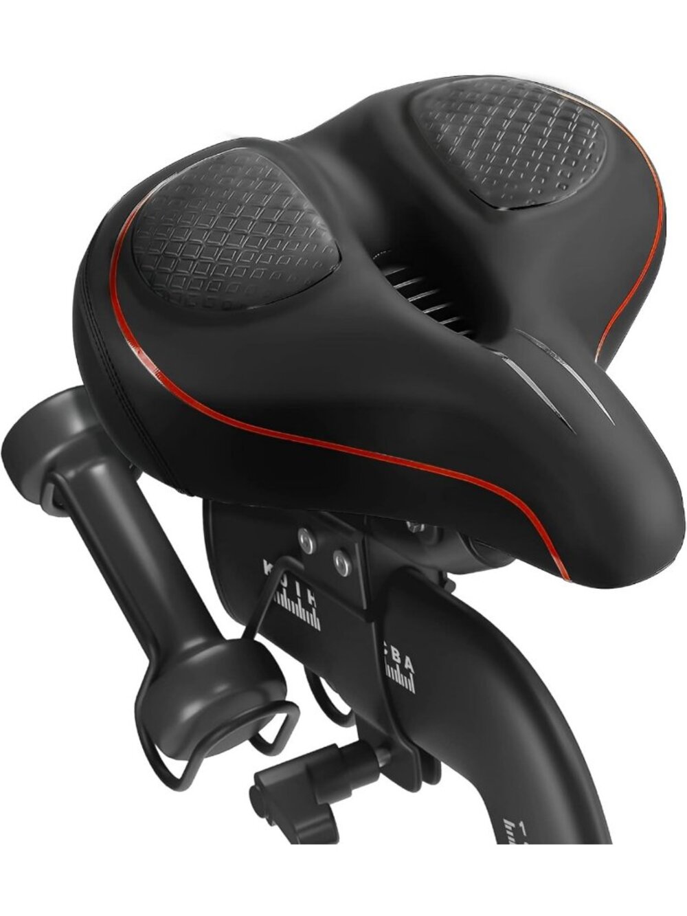 Comfortable Oversized Bike Seat Cushion for Exercise & Peloton Bikes, Ergonomic